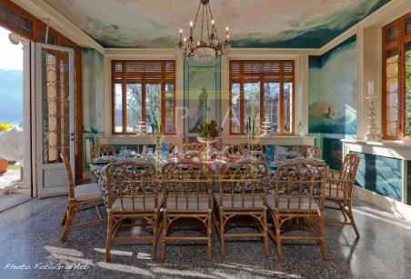Dining room villa i Platani Lake Como